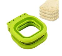 Máquina de sellado de sándwiches, cortador de sándwich para | Máquina de sellado de sándwiches de almuerzo | Cortador de sándwich creativo y sellador, cortador de sándwiches de bolsillo cuadrado para
