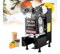 Máquina de sellado de tazas, sellador eléctrico completamente automático de 350 W, LCD de control digital, sellado rápido 500-700 tazas/hora, diámetro de sellado 88/90/95 mm, para vasos de PP, PET, PC