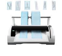 Máquina de sellado estéril, dispositivo de embalaje térmico automático, 300 mm de ancho, 12 mm de profundidad de sellado, apagado automático de seguridad para uso en hospital y laboratorio