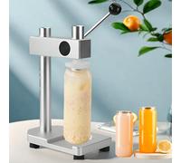 Máquina de sellado manual comercial, altura ajustable para refrescos, aluminio, solución de costura de latas