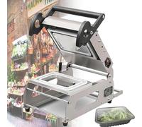 Máquina de sellado manual de alimentos, solución eficiente de embalaje de comidas para restaurantes, 7 ~ 8 veces/minuto
