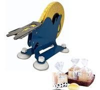 Máquina de sellado manual de bolsas con 4 ventosas para una fijación segura, incluye clip de 1 rollo, ideal para embalaje de galletas, pan y caramelos