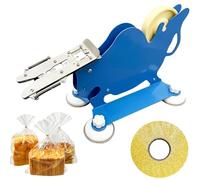 Máquina de sellado manual de bolsas con clip y ventosas para embalaje de alimentos