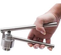 Máquina de sellado manual de botellas, herramienta de crimpado de acero inoxidable para un sellado seguro de tapas de laboratorio, fácil de usar, ideal para aplicaciones de laboratorio e investigación