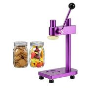 Máquina de sellado manual de latas con altura ajustable y base duradera para enlatado versátil en el hogar y comercial