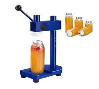 Máquina de sellado manual de latas, herramienta ajustable para sellar latas de bebidas con escala de capacidad, no requiere energía para uso doméstico y comercial
