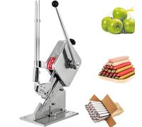 Máquina de sellado manual de salchichas en forma de U, cortadora de salchichas comercial, máquina de atar bolsas de plástico para sellado de alimentos y nudos de salchichas