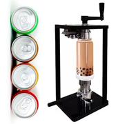 Máquina de sellado manual de tazas, sellador de latas de hojalata con bomba de vacío, herramienta de crimpado manual para tarros de vidrio, prensadora para elaboración casera