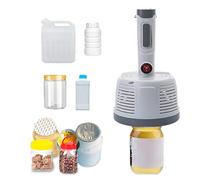 Máquina de sellado por inducción de mano, sellado manual de aluminio, ajuste de potencia de 3 velocidades, velocidad de sellado 0.5-4s, diámetro 20-100 mm, fácil de operar para botellas