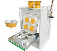 Máquina de sellado térmico manual con control digital de temperatura para cápsulas de café, té y envasado de alimentos