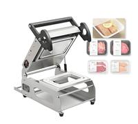 Máquina de sellado térmico manual para bandejas de sándwich, eficiente de 7 a 8 veces/minuto, para comida para llevar, carnes cocinadas