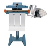 Máquina de sellado térmico, sellador de impulsos con temperatura ajustable y ancho de sellado para papel de aluminio,