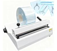 Máquina de sellado térmico, temperatura ajustable de 0 a 300 °C, ancho de sellado ≤ 300 mm, ancho de ranura de 12 mm para bolsas de embalaje