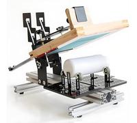 Máquina de serigrafía cilíndrica manual para botellas y tazas, solución eficiente de impresión de bricolaje