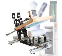 MáQuina De SerigrafíA Curva, MáQuina De SerigrafíA CilíNdrica Manual, áRea GráFica MáXima De 200 X 250 Mm, Altura Ajustable, Para Botellas CilíNdricas De Hasta 250 Mm