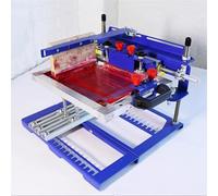 Máquina de serigrafía de botellas cilíndricas, diseño curvado manual, área de impresión de 260 x 450 mm para botellas cilíndricas y cónicas