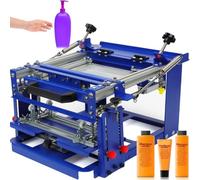 Máquina De Serigrafía Para Botellas Curvas, Para Productos Cilíndricos Y Cónicos, Prensa Cilíndrica 80 Mm Con Área Máxima De 16 X 14 Cm, Impresora Manual De Cilindros