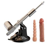 Máquina de sexo automática con consolador realista - Máquina de amor rápida con conector 3XLR - Máquina de empuje erótico para hombre y mujer - Juguete sexual adulto