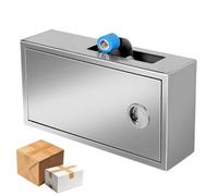 Máquina De Sobremesa Para Sellar Cajas, Dispensador De Cinta De Embalaje | Selladora Manual de Cajas con Cinta de 2,5 cm de Ancho, Longitud y Abrazadera Ajustables, para Cajas, Cajas de Juguetes