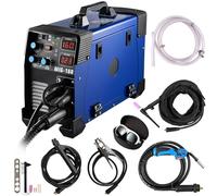 Máquina de soldadura 220V 3 en 1 soldador inversor MIG/MMA/TIG Combo con pantalla Digital herramientas portátiles uso doméstico e Industrial (MIG160)