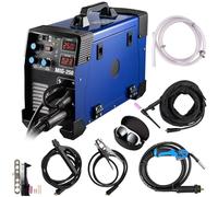 Máquina de soldadura 220V 3 en 1 soldador inversor MIG/MMA/TIG Combo con pantalla Digital herramientas portátiles uso doméstico e Industrial (MIG250)