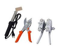 Máquina de soldadura de correa redonda de PU de 150w, máquina de fusión en caliente con conector de correa de transmisión, máquina de unión de soldador de correa redonda Abrazadera + tijera + soldador