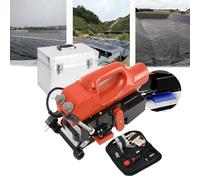Máquina de soldadura de escalada automática, kit de soldador de cuña caliente con revestimiento de geomembrana de vuelta, 0,5-5 m/min, ancho de superposición: 10/15/20 cm, temperatura ajustable: 0-450