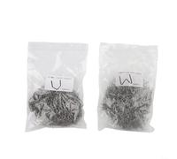Máquina de soldadura de plástico 1000pcs Hot Staples Pack para reparar grietas apariencia 0.6mm 0.8mm Soldador plástico varillas (ángulo recto)
