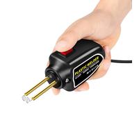 Máquina de soldadura de plástico de 100 W, kit de reparación de parachoques de coche, grapadora de calor con 200 clavos de soldadura, plana/esquina exterior/esquina interior/hebillas