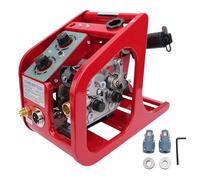 Máquina de Soldadura MAG de CO2 roja, alimentador automático de alambre, alimentador de alambre para soldar de doble accionamiento de alta velocidad, 500A para proyectos de