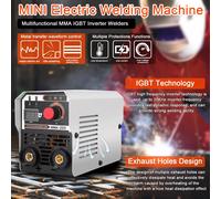Máquina de Soldadura MIG MAG MMA-200, Inversor IGBT DC, Alimentación Automática de Alambre, Soldador de Arco sin Gas, Equipo de Soldadura Eléctrica Portátil para Soldar Acero, Cobre y Aluminio MMA-200