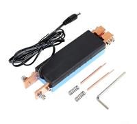 Máquina de soldadura por puntos de mano con bolígrafo de disparo automático y bolígrafo de soldadura de cobre integrado para un funcionamiento fiable y reductor de fatiga (negro)