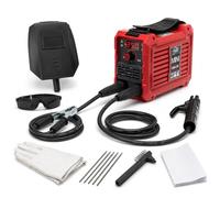Maquina De Soldar Electrodo Portátil, 220V 250A MMA Mini Soldador Inverter ARC IGBT Digital Soldadora Portatil Compacta Grupo De Soldar Con Hot Start, Anti-Stick, Pantalla Led Para Bricolaje