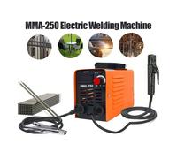 Máquina de Soldar Portátil MMA-250 con Inversor de Arco, Soldadora MMA Compacta y Ajustable con Estuche de Almacenamiento de Herramientas, Enchufe Europeo de 220V para Soldadura Doméstica y Bricolaje