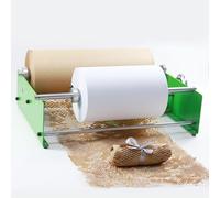 Máquina de soporte de papel kraft resistente, dispensador manual de rollo de papel de panal de abeja, diseño de doble eje, capa amortiguadora a prueba de golpes, ahorro de energía y seguridad
