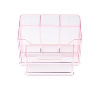 Máquina de taladro de uñas y soporte para brocas de uñas acrílico transparente, organizador de uñas, caja de almacenamiento