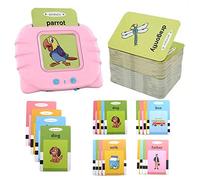 Máquina de Tarjetas Educativas Bilingües Juguete de Aprendizaje Reconocimiento de Palabras para la Iluminación Temprana Herramienta de Conocimiento Portátil con