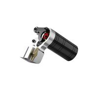 Máquina de tatuaje de accionamiento directo de copa hueca, corte y sombreado de línea integrados, motor de accionamiento directo de rebote con longitud de aguja ajustable (plata)
