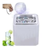 Máquina de tazas de hielo de acero inoxidable, enfriamiento rápido a -45 ℃ en 6 segundos con luz multicolor, para cocina y restaurante