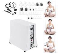 Máquina de terapia al vacío eléctrica de vacío con pantalla LED y 32 tazas, temporizador de 1 a 60 minutos para masaje corporal, para cara, cuello, espalda, brazos, abdomen