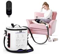 Máquina de terapia de frío con temporizador programable, máquina de hielo portátil para rodilla después de la cirugía, sistema de recuperación de reemplazo de rodilla, alivio del dolor de crioterapia