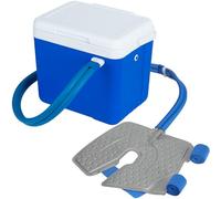 Máquina de terapia de frío después de la cirugía, máquina de hielo con almohadilla flexible para rodilla, máquina de crioterapia para dolor de rodilla, esguinces, hinchazón, otras lesiones, bomba