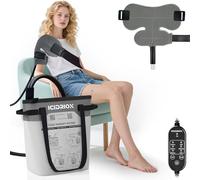 Máquina de terapia de frío, máquina de hielo programable para hombro después de la cirugía, sistema portátil de recuperación de reemplazo de hombro, alivio del dolor de crioterapia con almohadilla de