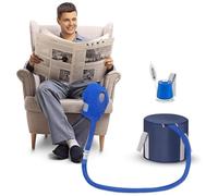 Máquina de terapia de frío, máquina de hielo programable para recuperación de reemplazo de rodilla y lesiones deportivas, sistema portátil de terapia de hielo con temporizador inteligente, 3 niveles