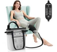 Máquina de terapia de frío, máquina de hielo programable para rodilla después de la cirugía, sistema portátil de recuperación de reemplazo de rodilla, alivio del dolor de crioterapia con almohadilla