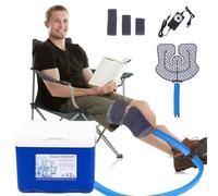Máquina de terapia de frío, sistema de congelación de crioterapia para reemplazo de rodilla, máquina de hielo con almohadilla universal para rodilla, espalda, pierna y cadera