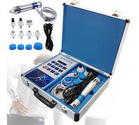 Máquina de Terapia de Ondas de Choque ED Profesional Masajeador para aliviar el Dolor con 7 Cabezales de Masaje