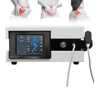 Máquina de terapia de ondas de choque, fisioterapia profunda, con 5 transmisores, dispositivo de terapia de ondas de choque focalizadas, alivio del dolor, masajeador muscular de tejido profundo