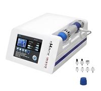 Máquina de terapia de ondas de choque, masajeador muscular profundo, energía ajustable 10-300 MJ, frecuencia 1-18 Hz, no invasiva para alivio del dolor y lesiones tendinosas