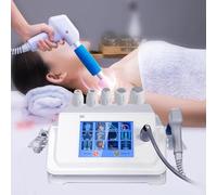Máquina de terapia de ondas de choque neumáticas con 5 cabezales, intensidad ajustable de 0,5 a 8,0 bar y frecuencia de 1 a 20 Hz, 500-3000 pulsaciones por golpe, no invasiva, for aliviar el dolor.